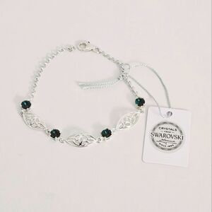 NWT, Swarovski crystal and Sterling Silver bracelet.